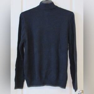Geoffrey Beene | Blue High Mock Neck SweaTer Size XL